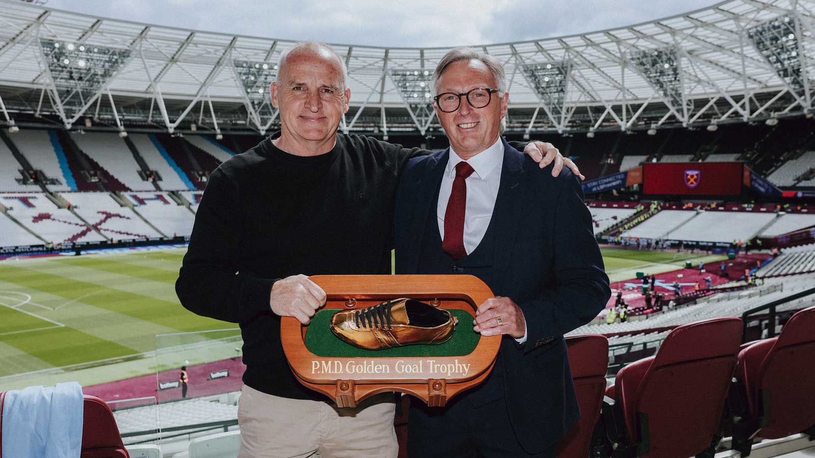 Alan Taylor with Mick Jennings