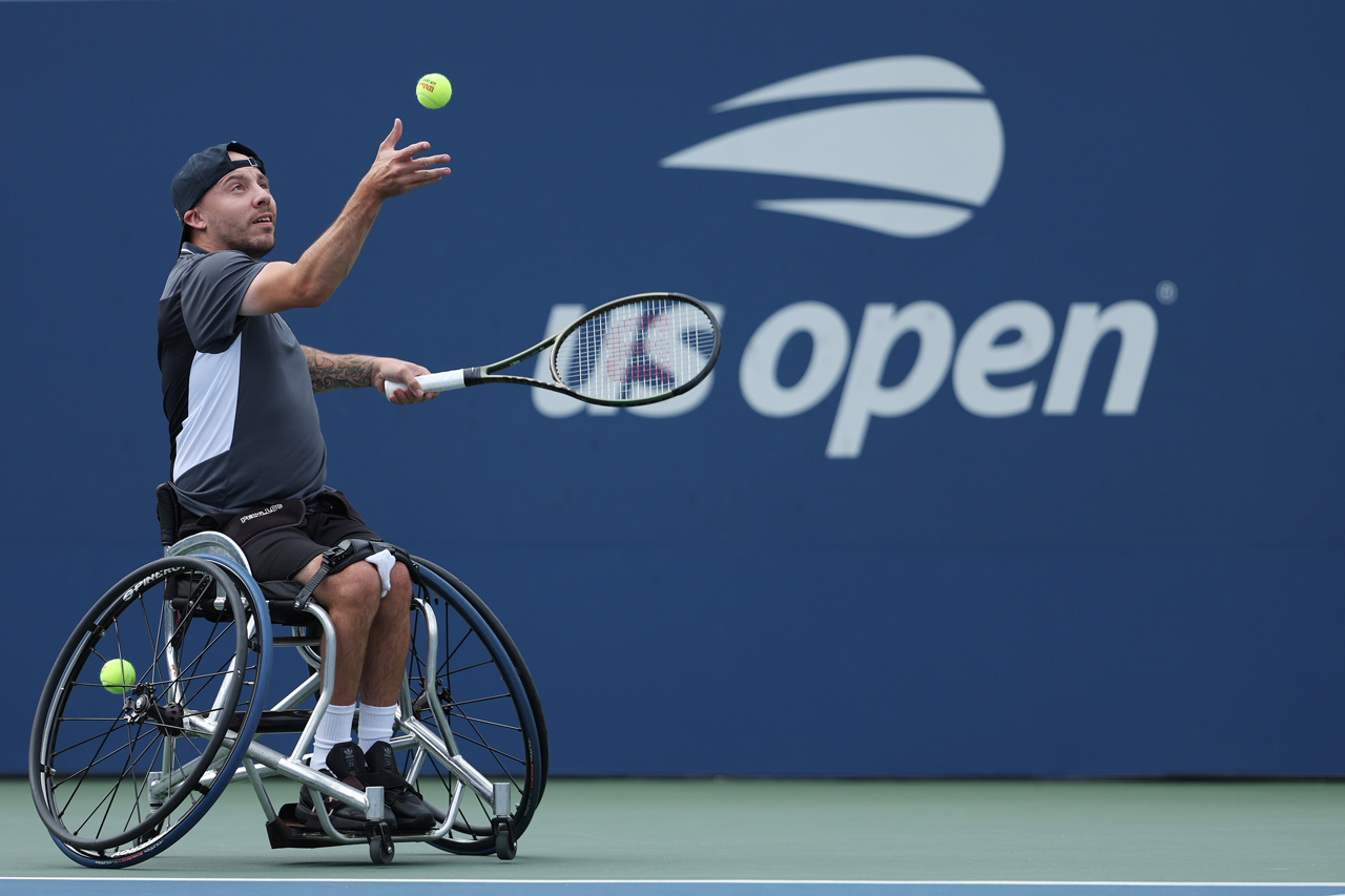 Andy Lapthorne at the US Open