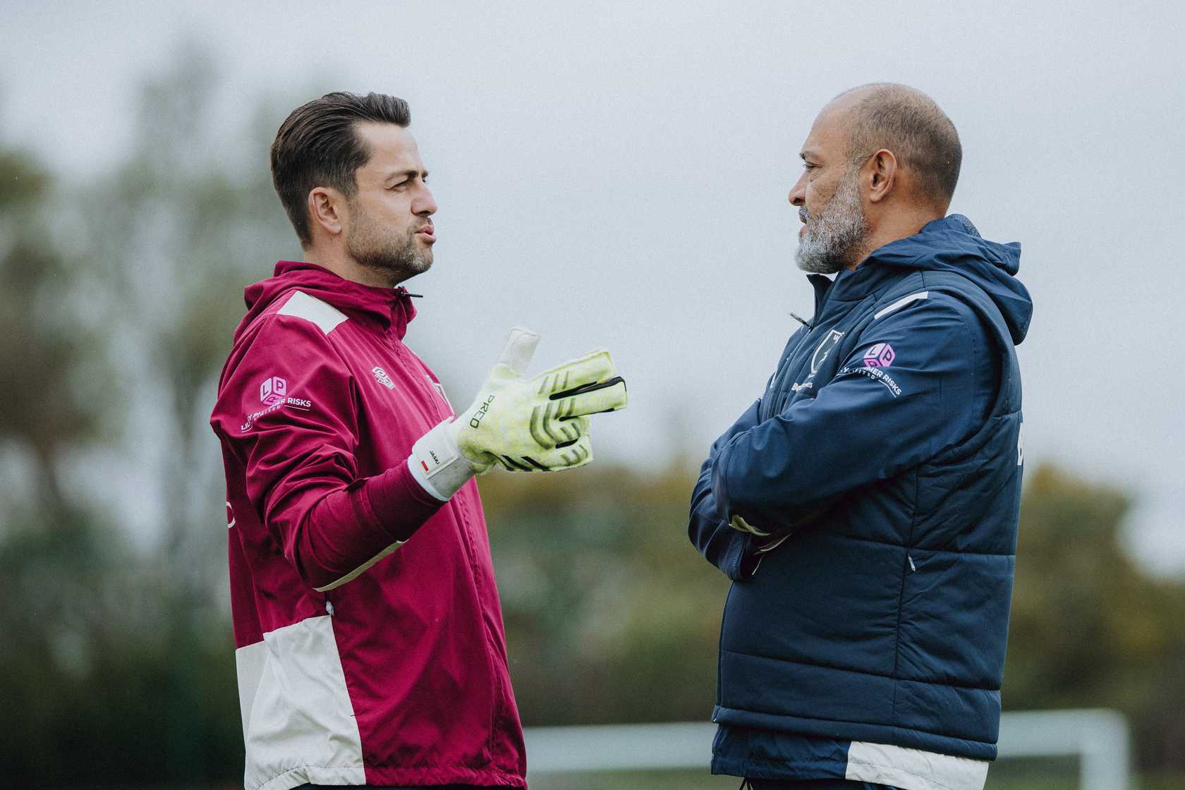 Training at Rush Green on 3 October 2025