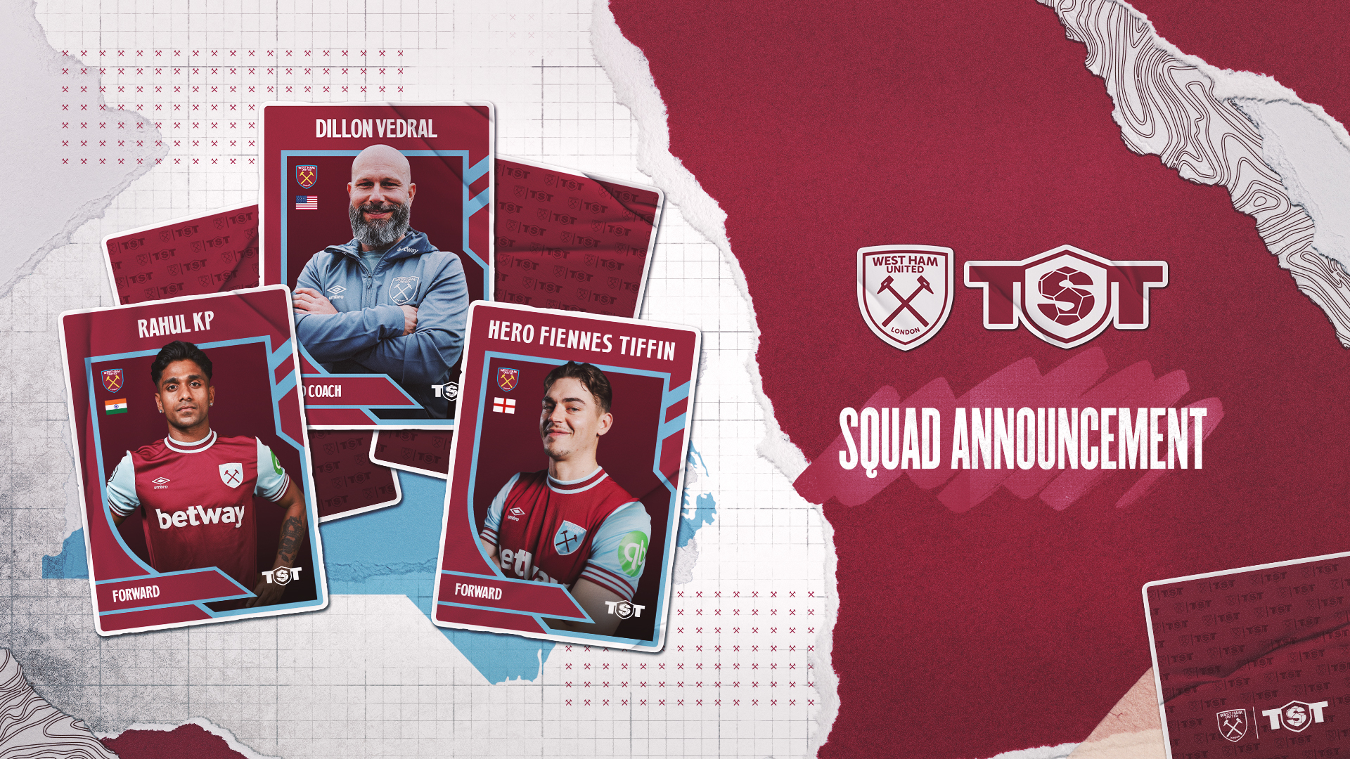 TST squad announcement 