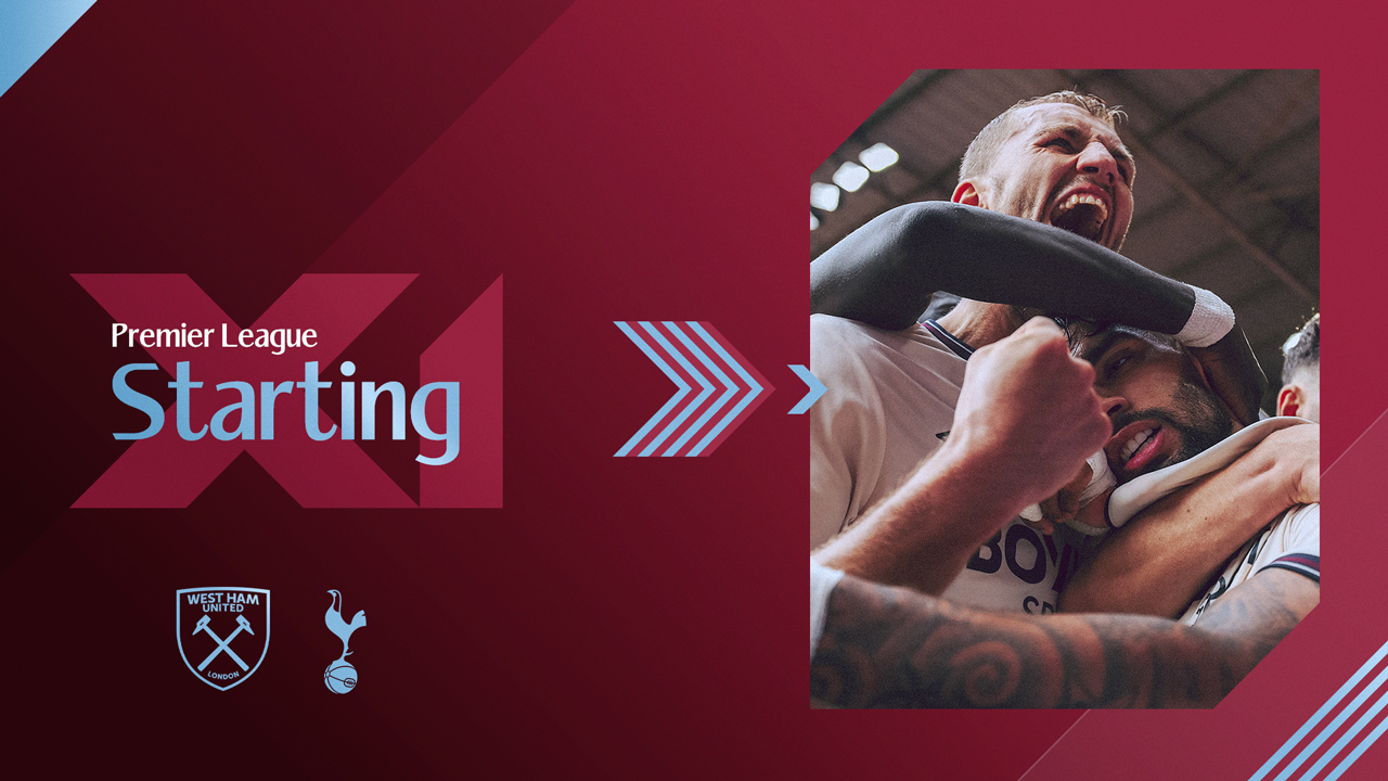 Starting XI v Tottenham September 2025